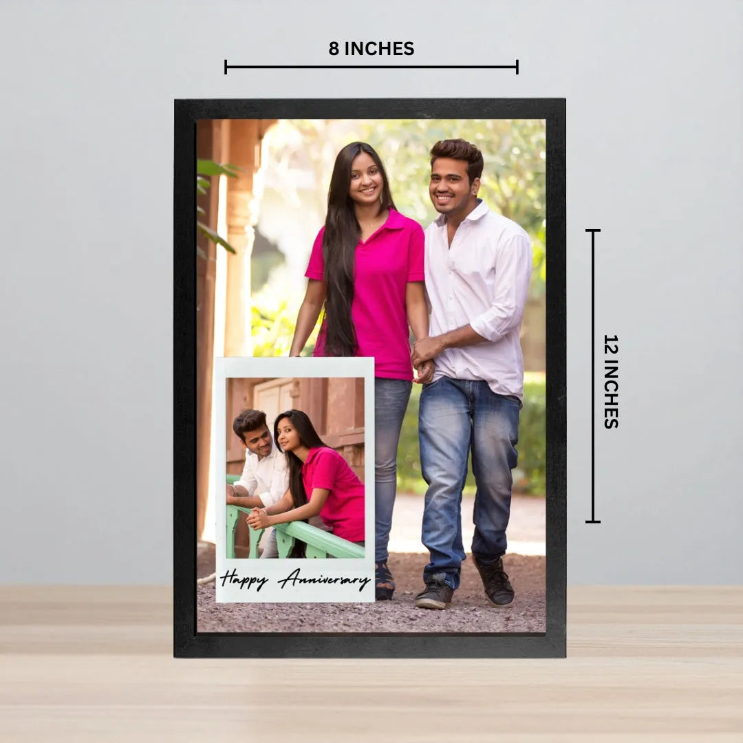 Custom Photo Frames Best For Couples & Anniversary - Size A4( 8x12inches)