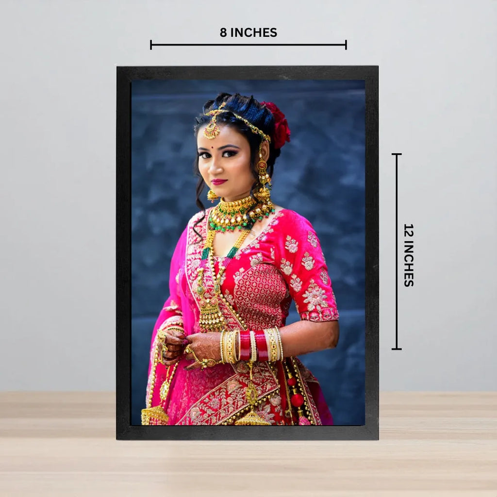 Personalized Single Photo Frame (8x12) for Sister, Girlfriend, or Wife | Custom Gift