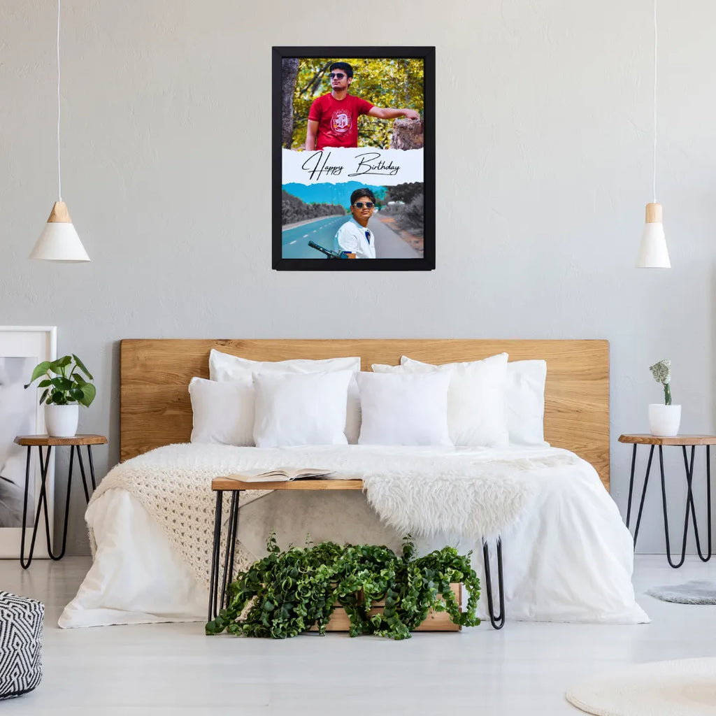 Custom Collage Photo Frames Best for Birthdays - Size A4 (8x12 inches)