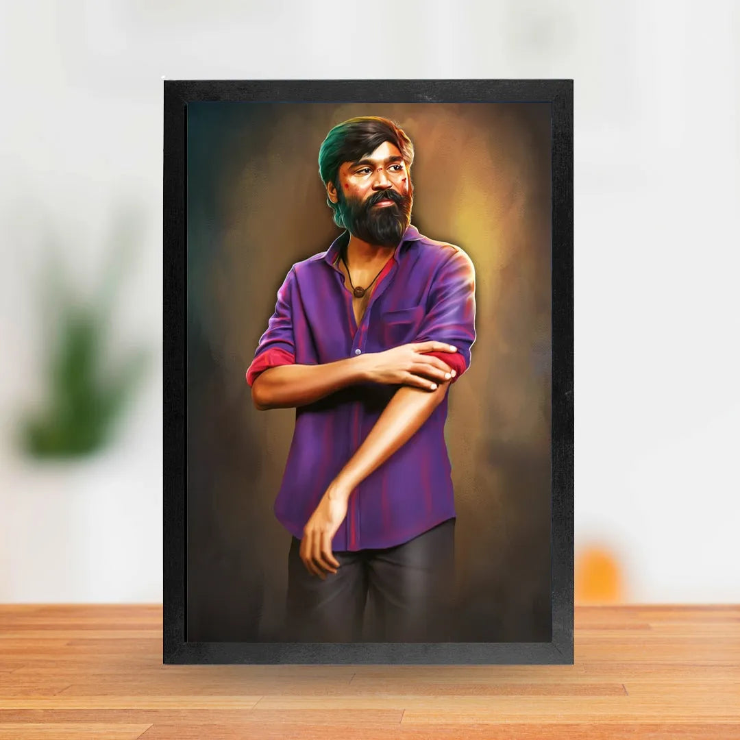 Custom Oil Painting Effect Photo Frame (8x12) | Personalized Portrait Art Gift