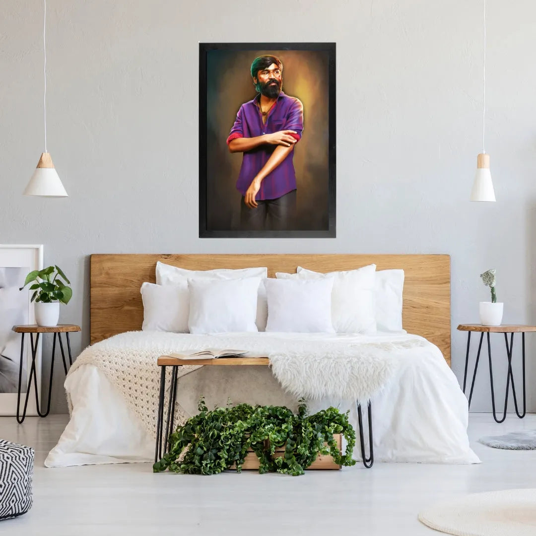 Custom Oil Painting Effect Photo Frame (8x12) | Personalized Portrait Art Gift