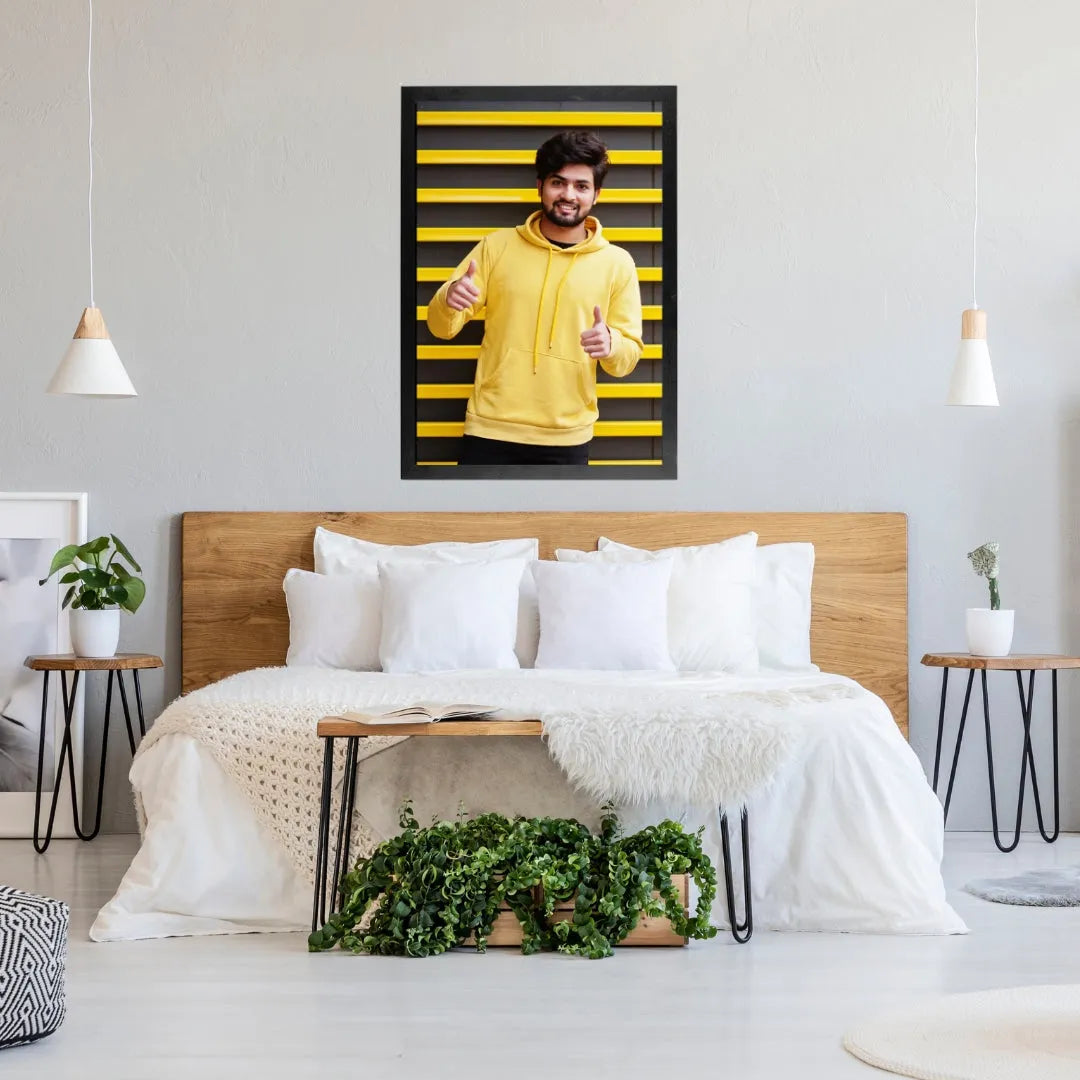 Personalized Single Photo Frame (8x12) | Custom Portrait & Memorable Gift