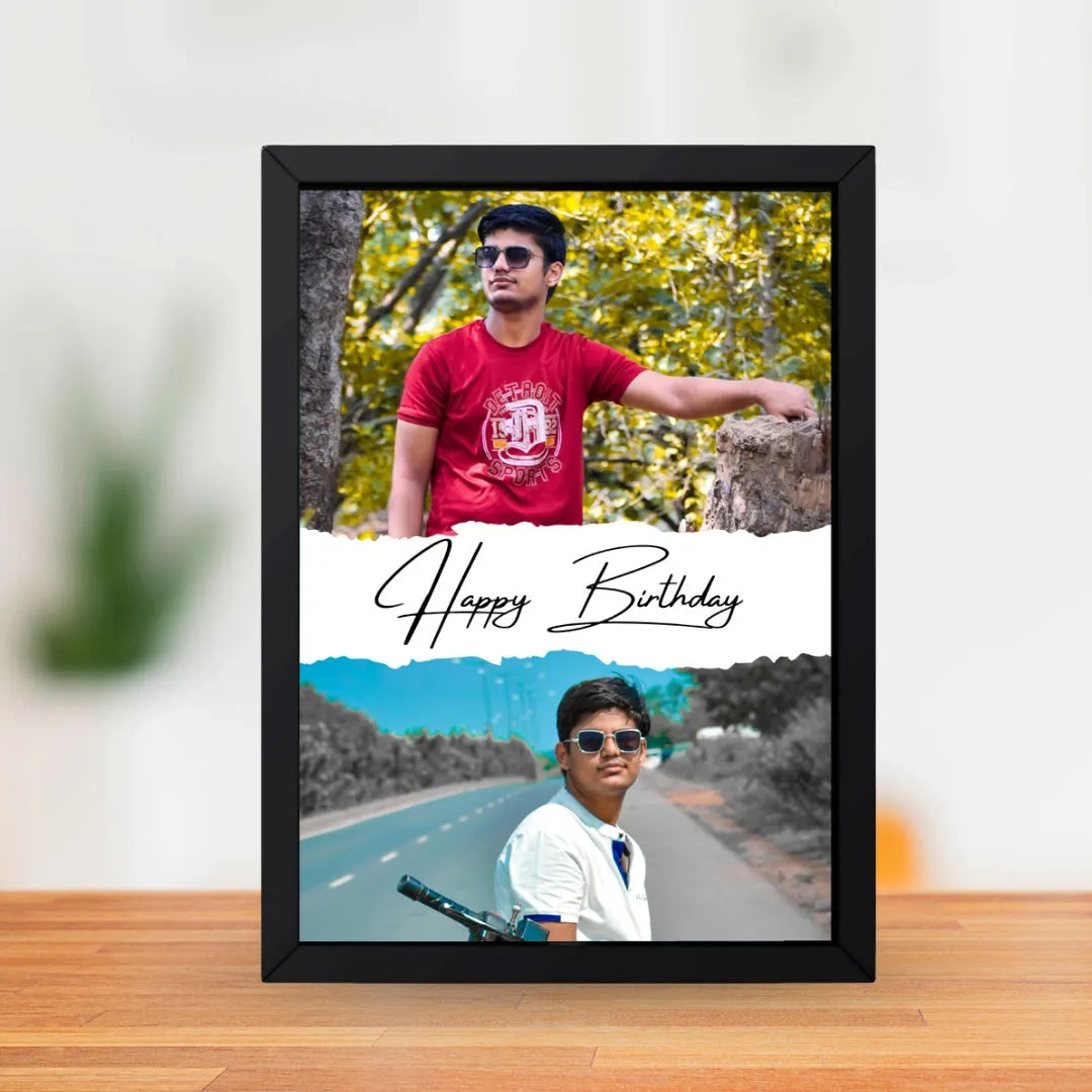 Custom Collage Photo Frames Best for Birthdays - Size A4 (8x12 inches)