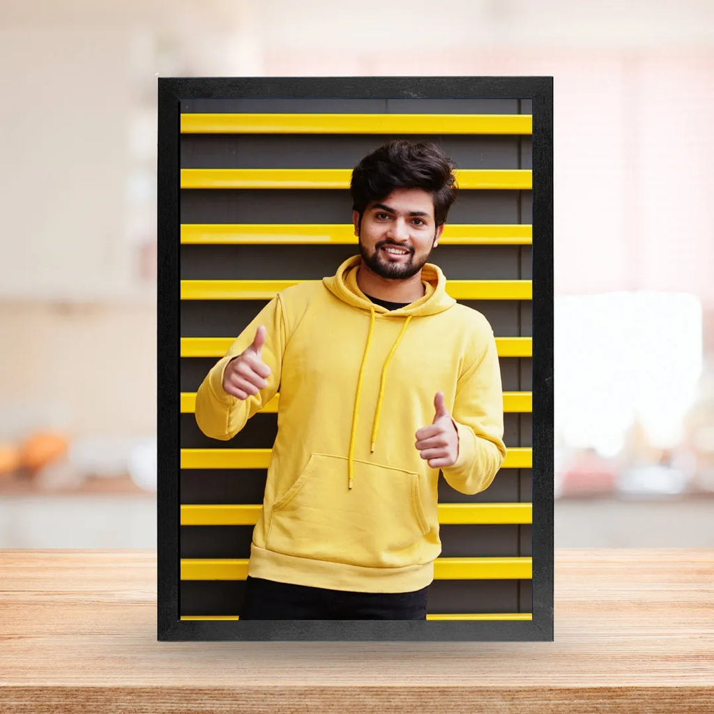 Personalized Single Photo Frame (8x12) | Custom Portrait & Memorable Gift