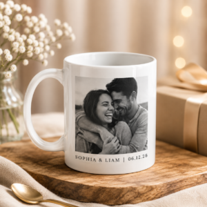 Custom Couple Photo Mug | Personalized Couple Gift with Photo, Names & Special Date | Moment Makers