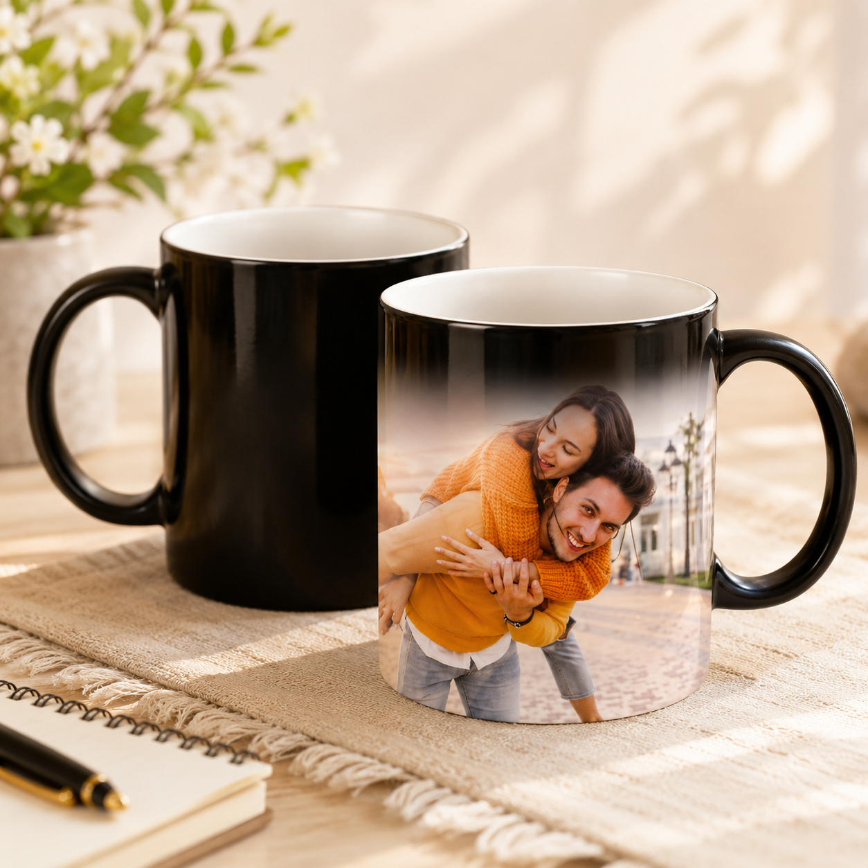 Personalized Magic Mug with Custom Photo | Heat Reveal Mug | Moment Makers