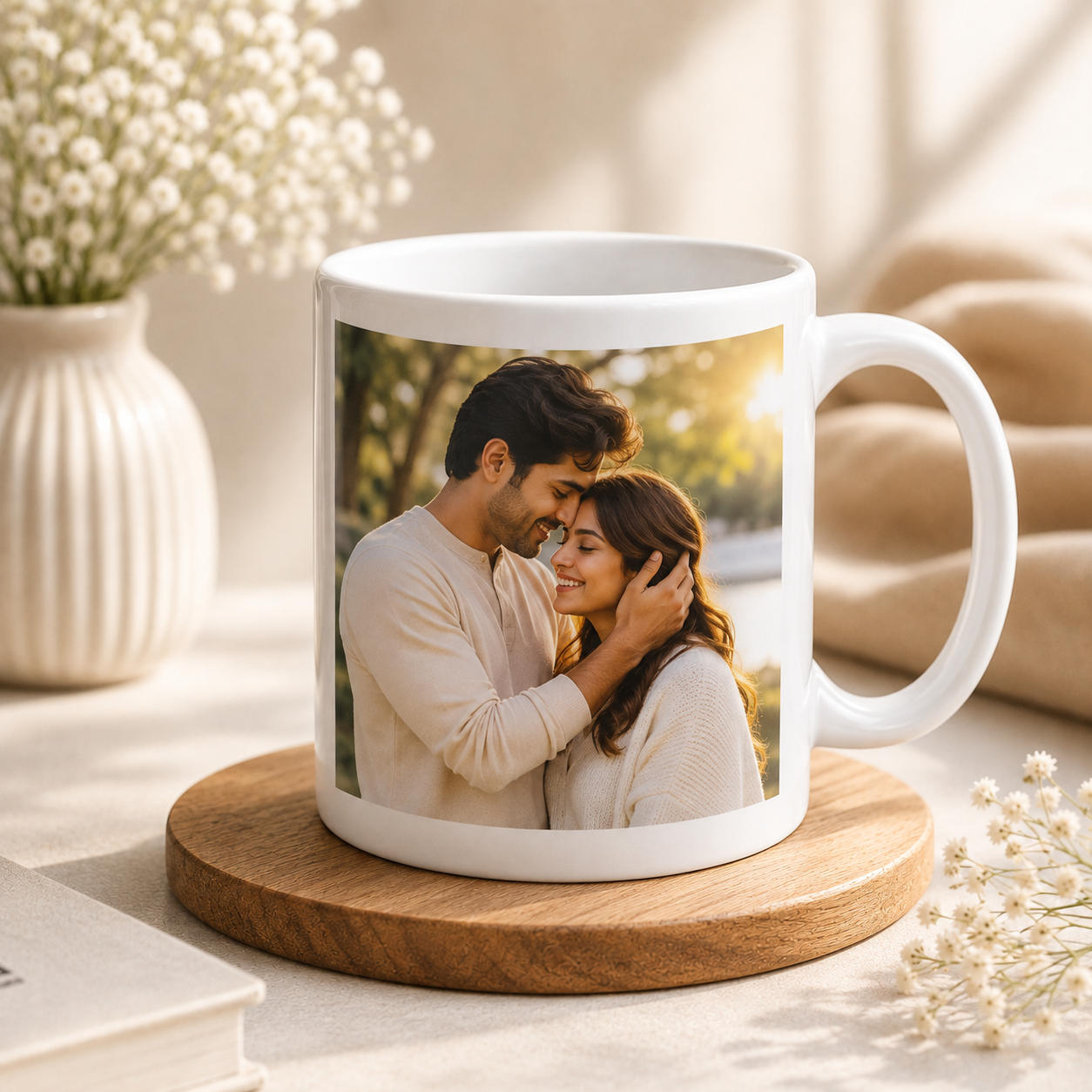 Personalized Couple Name Initial Mug | Custom Names & Initials | Moment Makers - Image 2